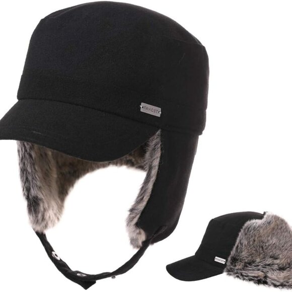Other - Unisex Winter Earflap Trapper Hunting Ski Hat Baseball Cap 54-62CM